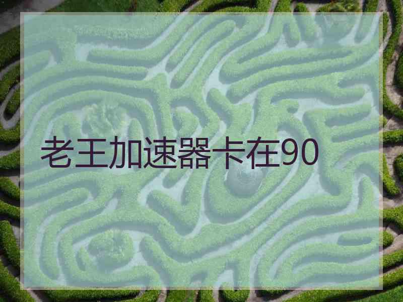 老王加速器卡在90