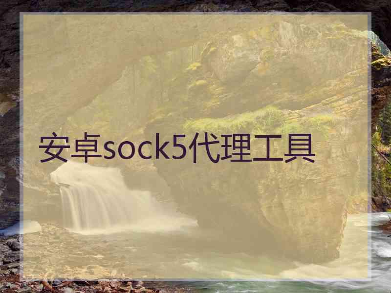 安卓sock5代理工具