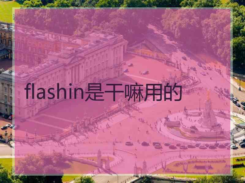 flashin是干嘛用的